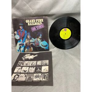 VINTAGE VINYL LP GRAND FUNK RAILROAD‎ 'ON TIME' # ST-307 STEREO